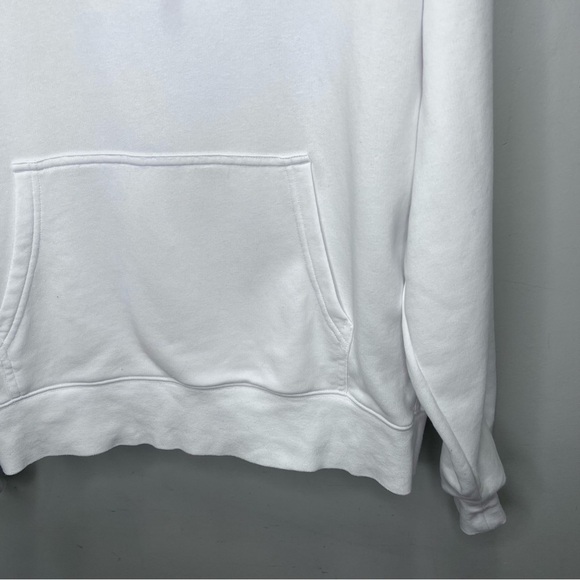 Aritzia TNA Airy AF Cozy Fleece Boyfriend Hooded Sweater Size 2 Neutral Casual - Picture 5 of 15